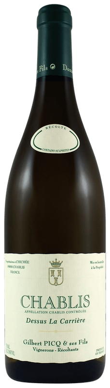 Gilbert Picq 'Dessus La Carrière' Chablis 2023, Burgundy, France