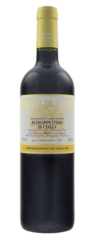 Ronchi di Cialla Schioppettino di Cialla 2019, Fruila-Venezia Giulia, Italy