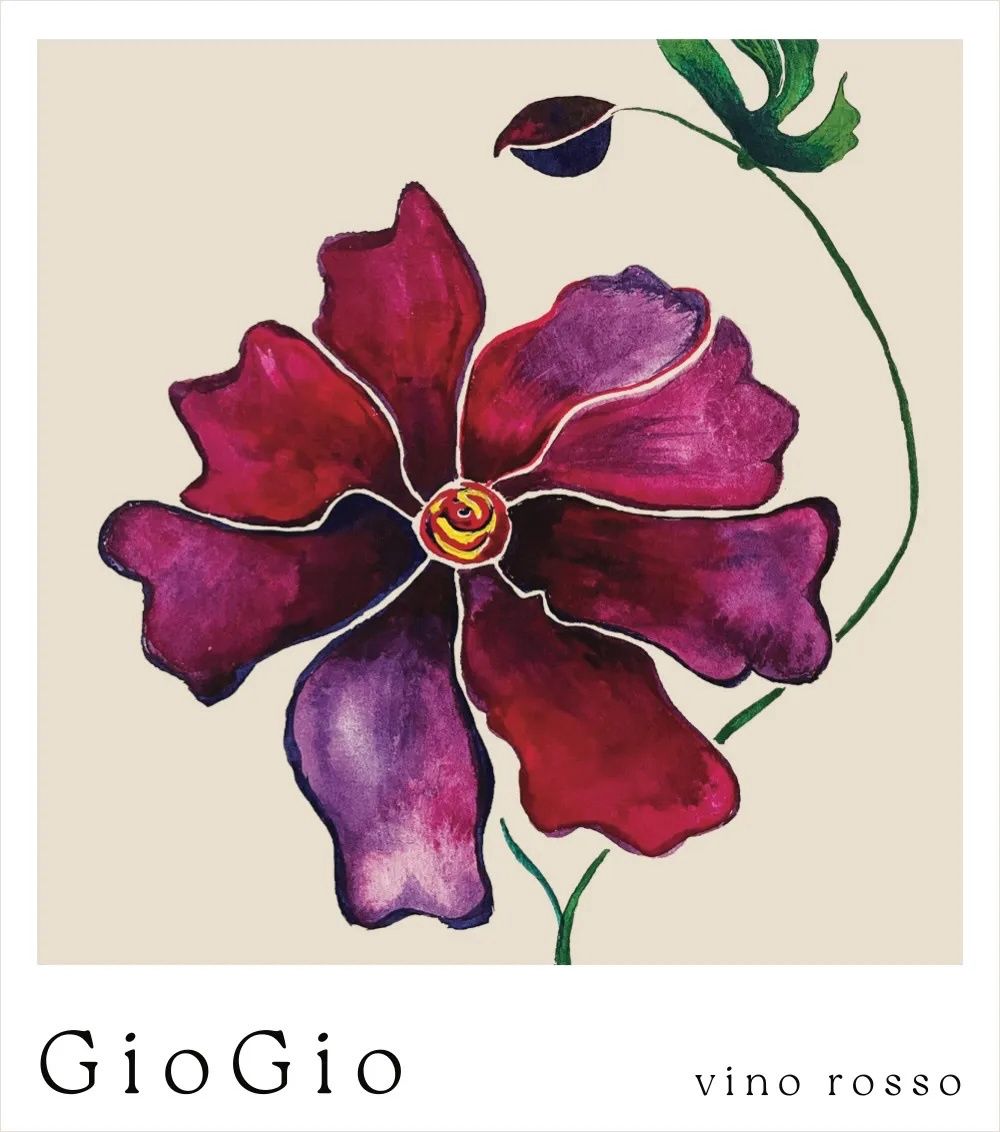 Summer Wolff  'GioGio' Vino Rosso 2023, Piedmont, Italy