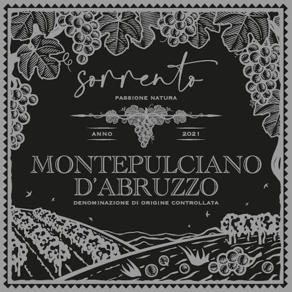 Sorrento Montepulciano D'Abruzzo 2021, Abruzzo, Italy