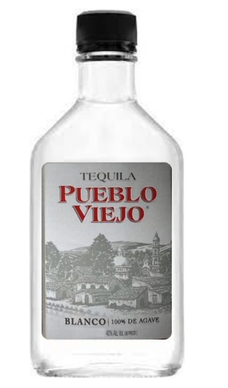 Pueblo Viejo Blanco Tequila - 375ml