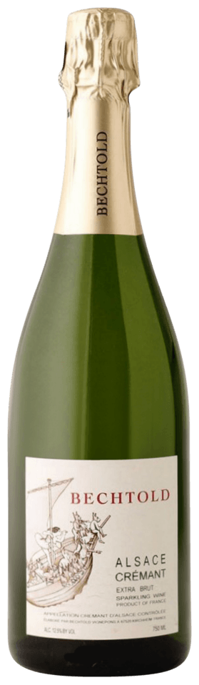 Domaine Bechtold Crémant d'Alsace Blanc Extra Brut 2023, Alsace, France