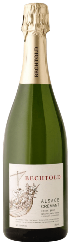 Domaine Bechtold Crémant d'Alsace Blanc Extra Brut 2023, Alsace, France
