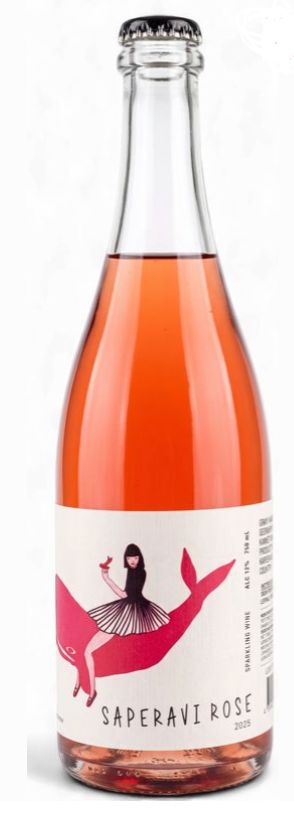 Anapea Village Saperavi Pét-Nat Rosé 2025, Kakheti, Georgia