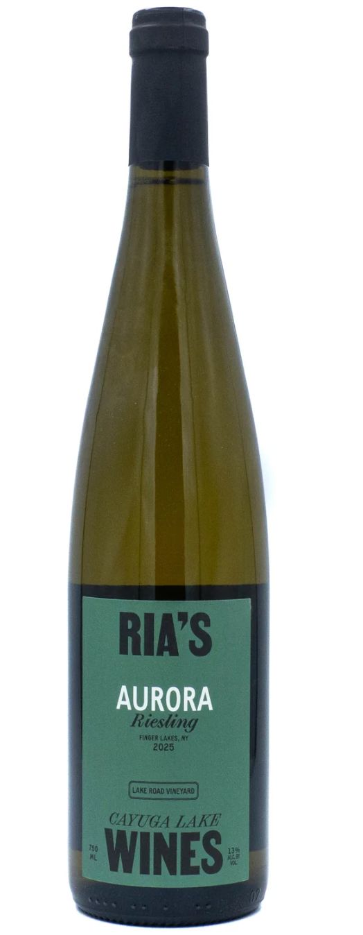 Ria's 'Aurora' Riesling 2025, Finger Lakes, New York