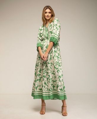 Tanja-maxi jurk, 100% viscose