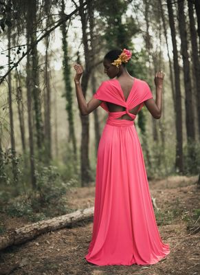 Maxi-jurk Strawberry, unieke maat