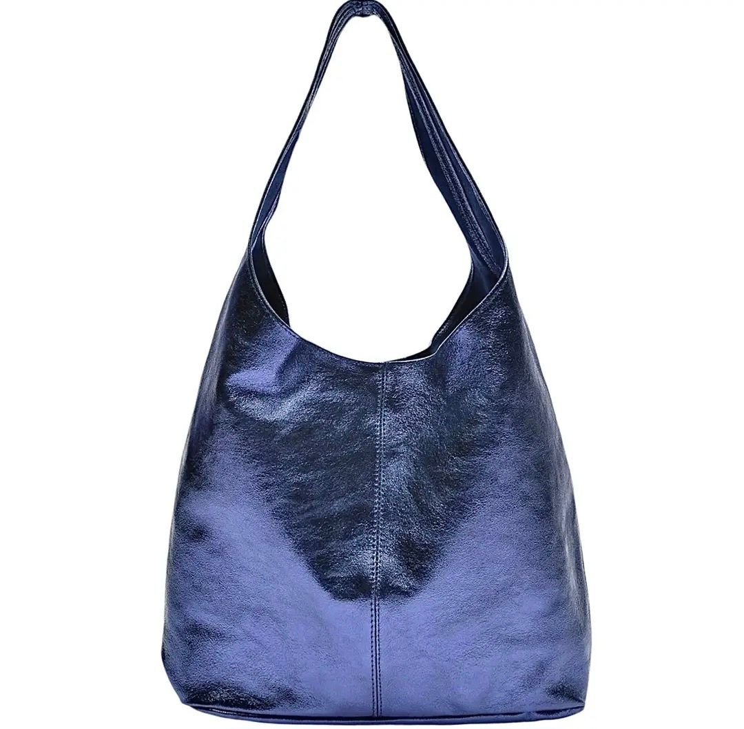 Blauw trendy schoudertas