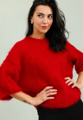 Trendy trui 80% kindermohair one size