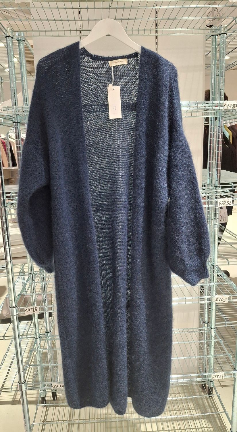 Lange gilet in mohair