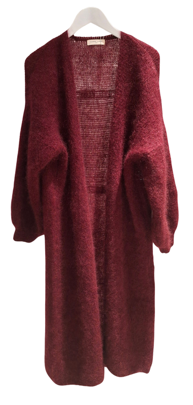 Lange gilet in mohair, one size