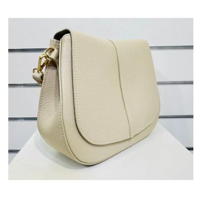 Italiasnse leren tas in beige, Missy