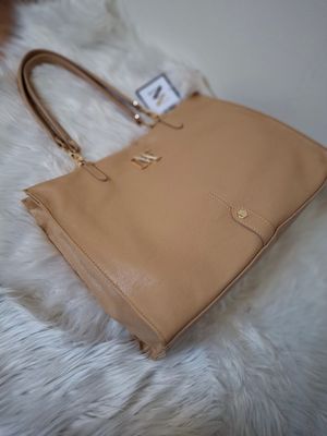 Antoinette Italiaanse leren  computertas met certificaat 