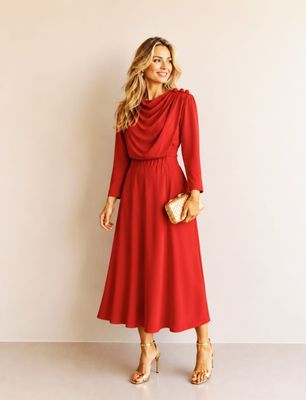 Dolce-Rode jurk