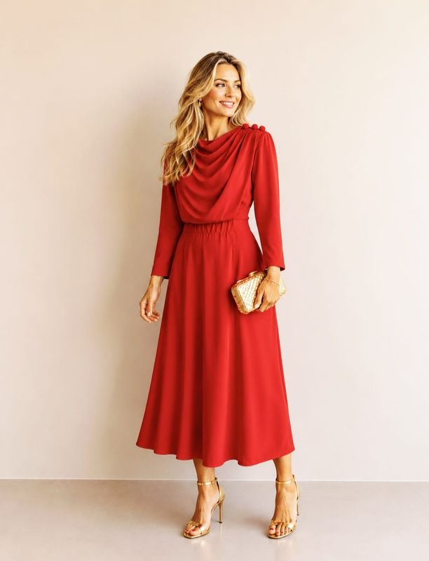 Dolce-Rode jurk