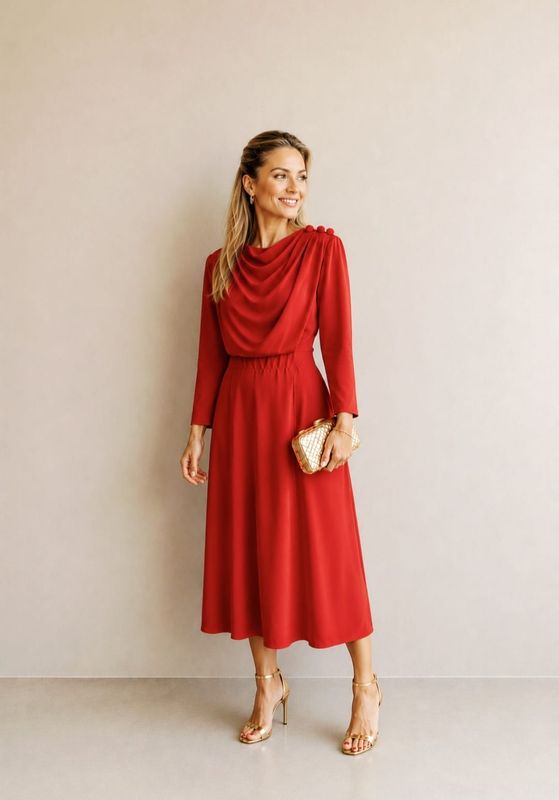 Dolce-Rode jurk