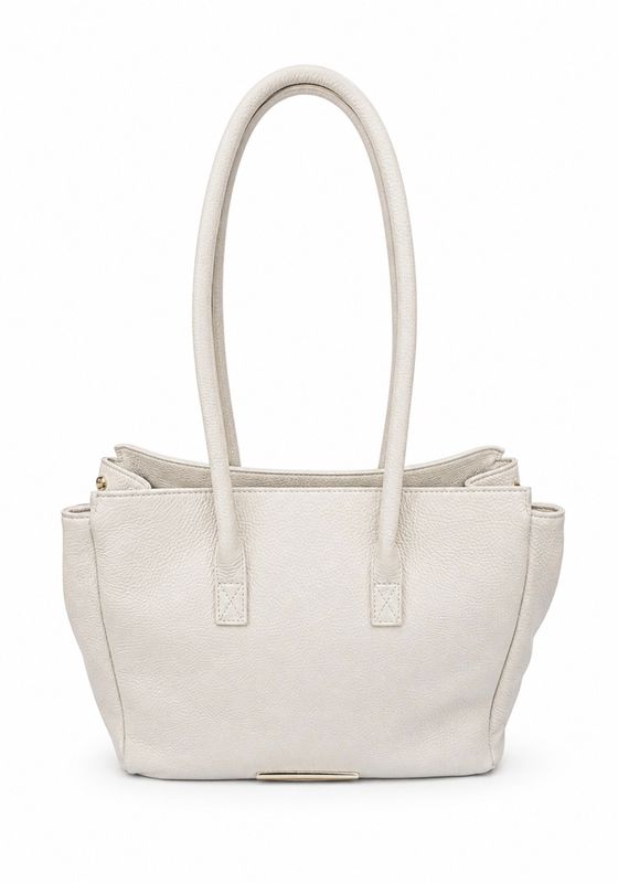 Elise - Mondieux Madame - leren handtas in ecru