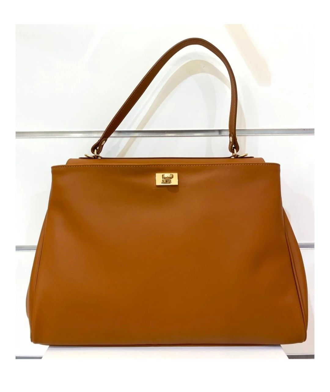 June tas - in cognac - Elegance Handtas – Chic &amp; Tijdloos
