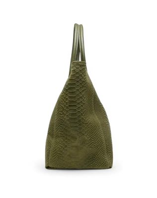 Leren schoudertas-computertas Lola