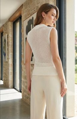 Mouwloos vest-gilet, one size