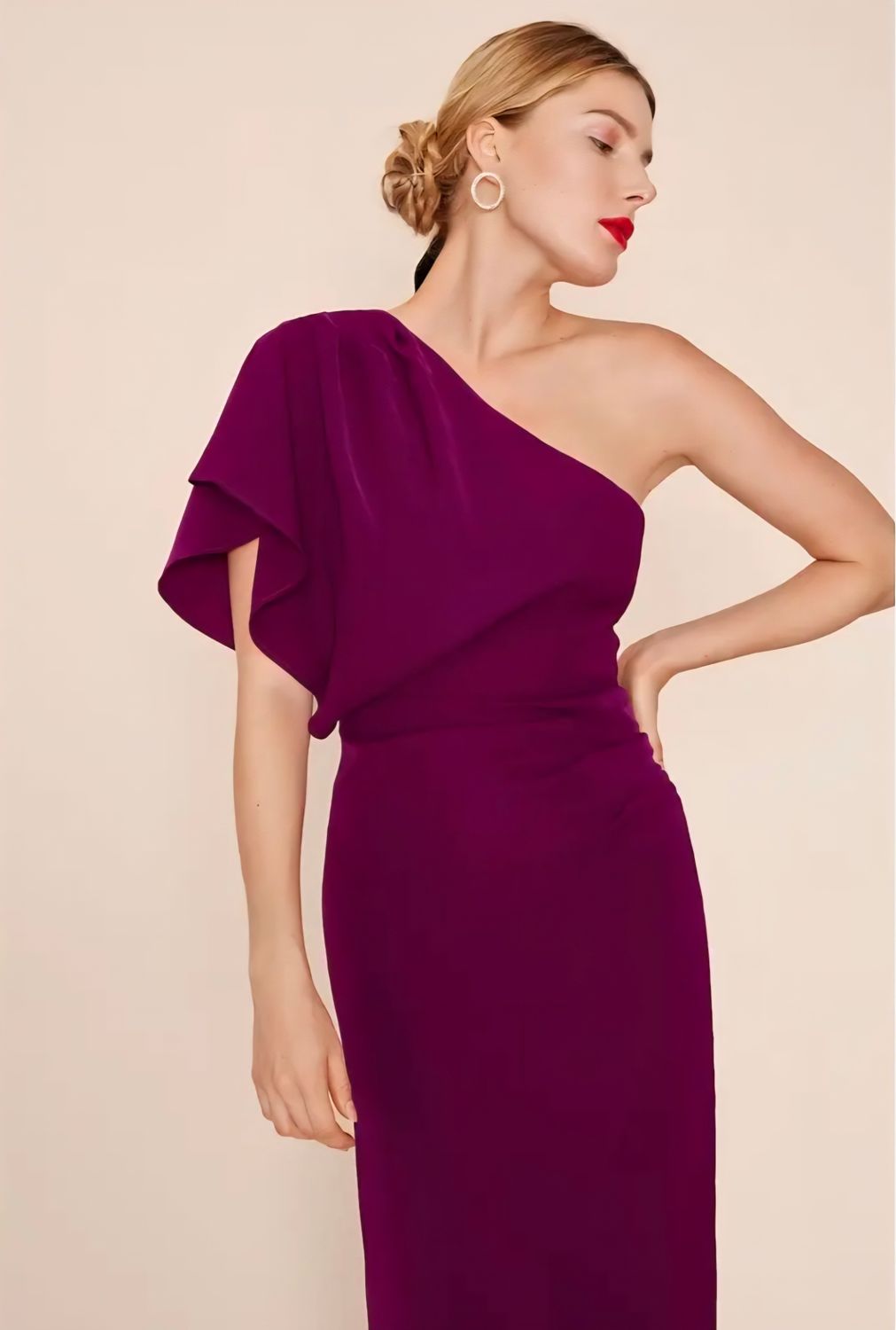 Fluwelen groene jurk