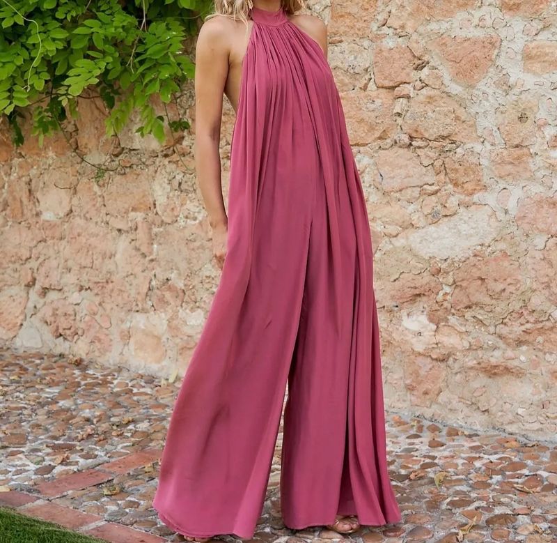 Jumpsuit Framboos