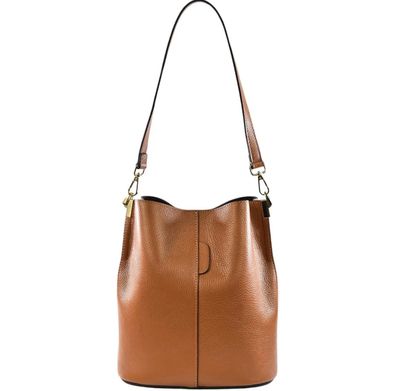 Emmertas in donker camel