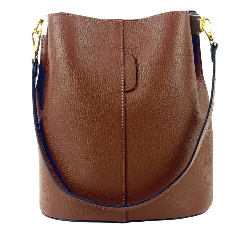 Emmertas in donker camel