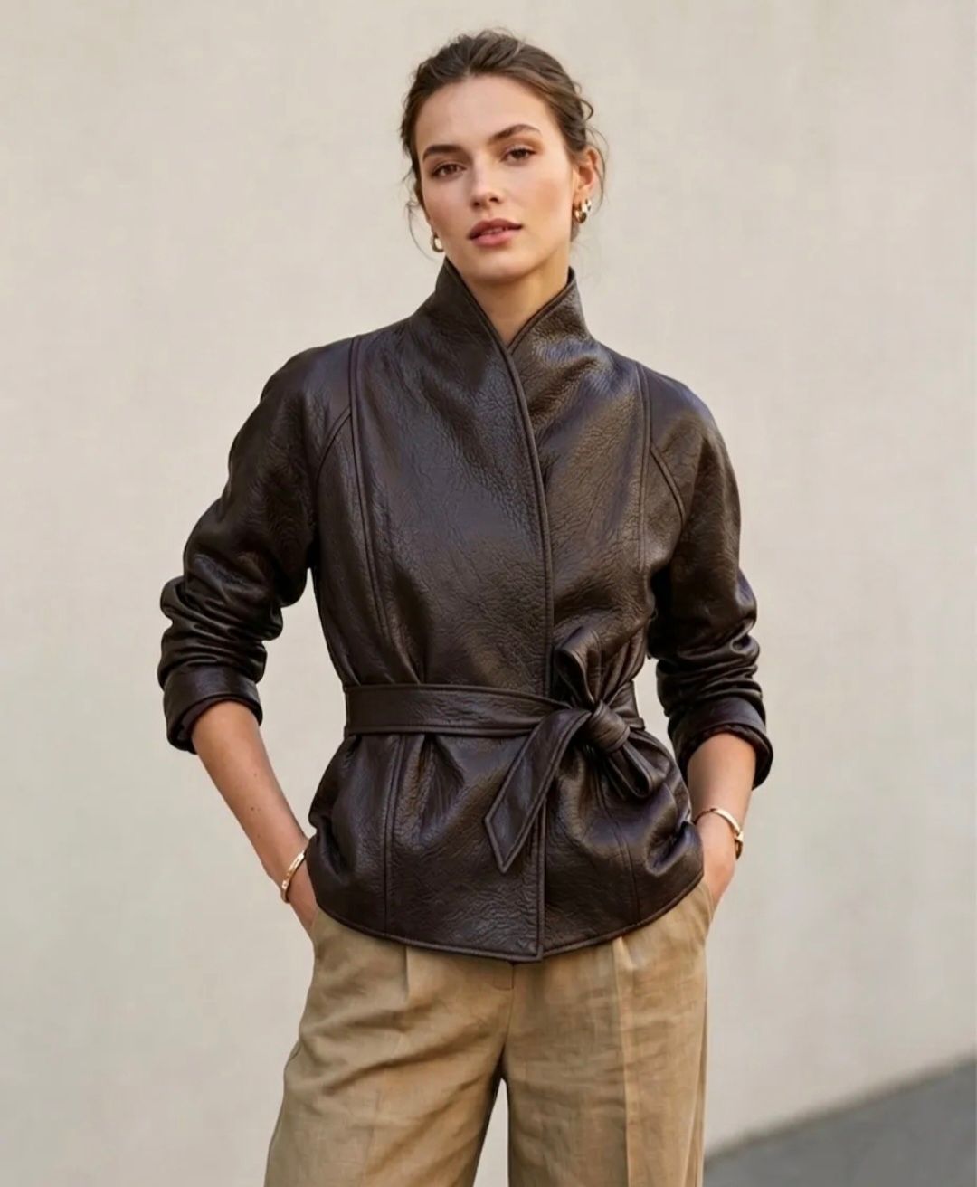 Choco Leather Look – Chic &amp; Tijdloos