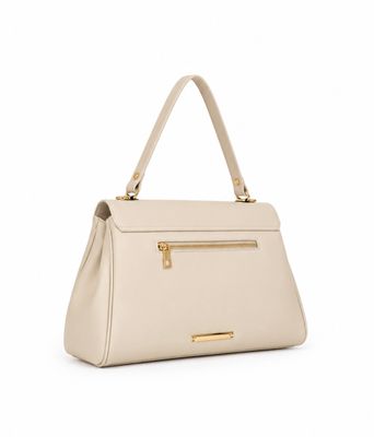 June tas - Ecru Elegance Handtas – Chic &amp; Tijdloos