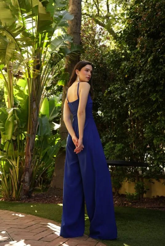 Koningsblauw jumpsuit