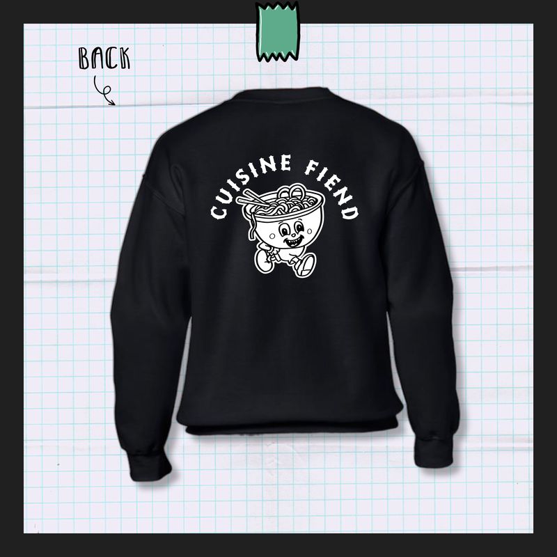 CUISINE FIEND | Adult Unisex Crewneck Jumper