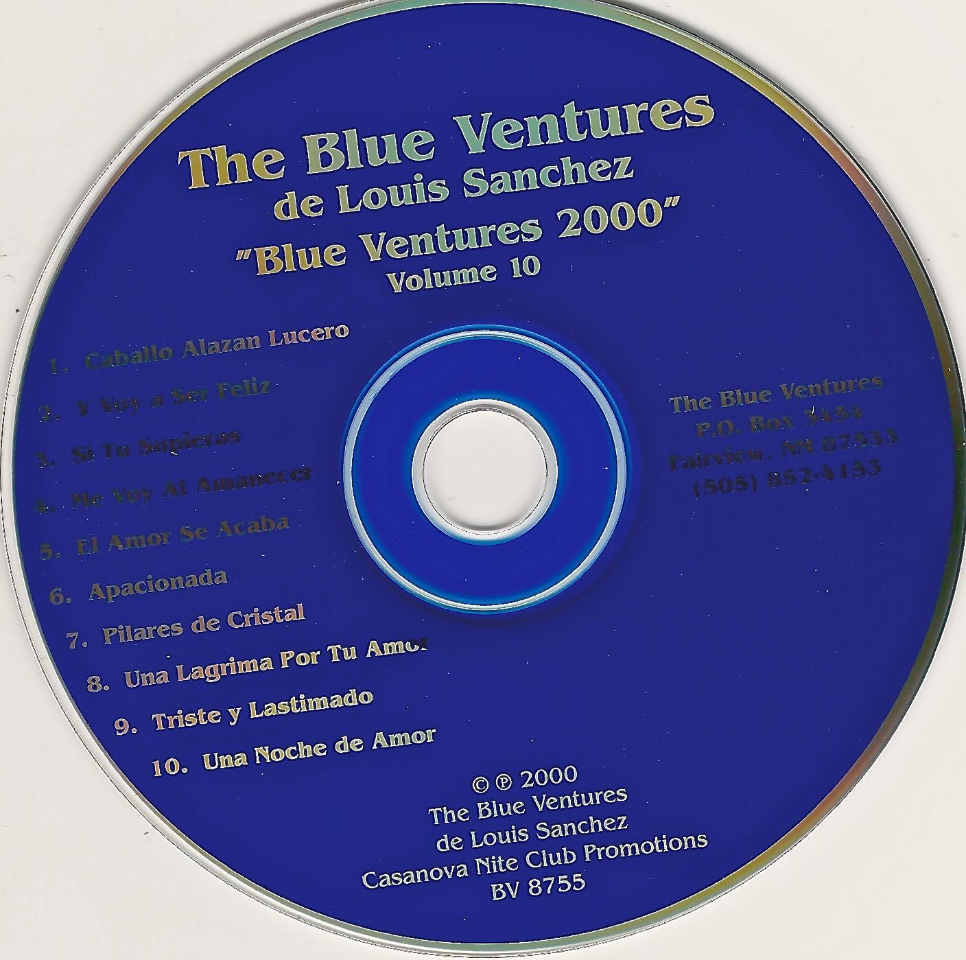 The Blue Ventures de Louis Sanchez "Blue Ventures 2000" Vol. 10