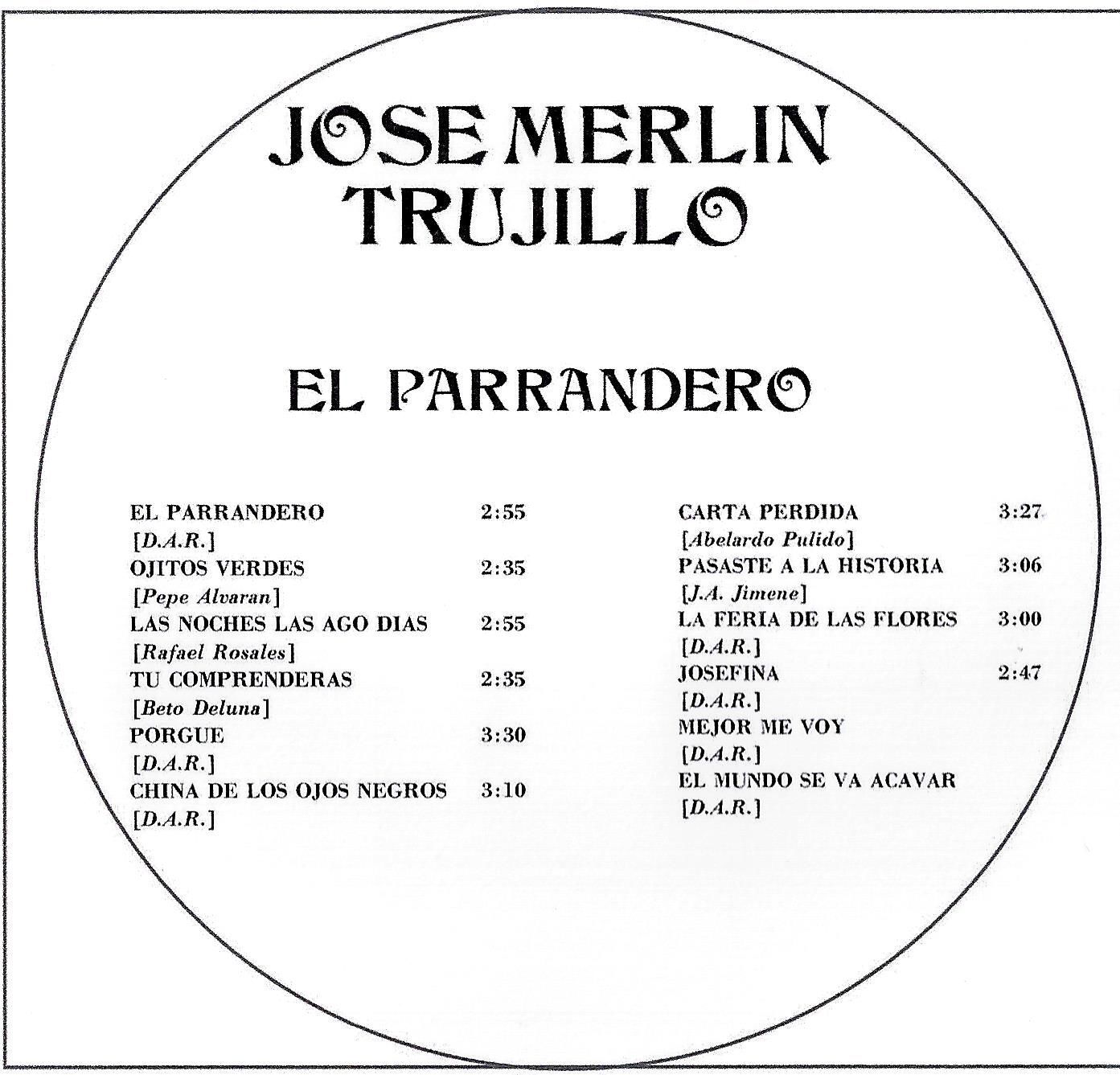 Jose Merlin Trujillo - El Parrandero