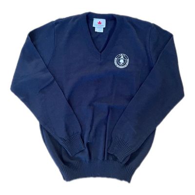 V Neck Pullover RNS Crest
