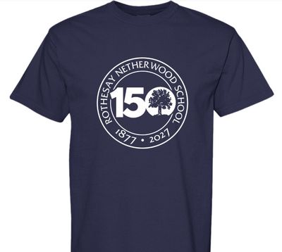 150th Big Logo Adult Tee - True Navy