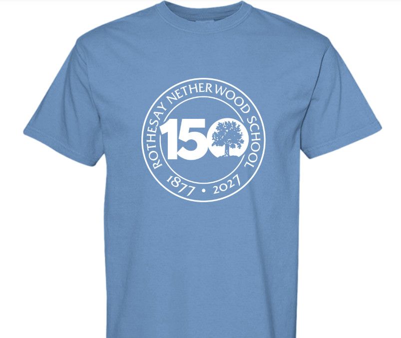 150th Big Logo Adult Tee - Flo Blue