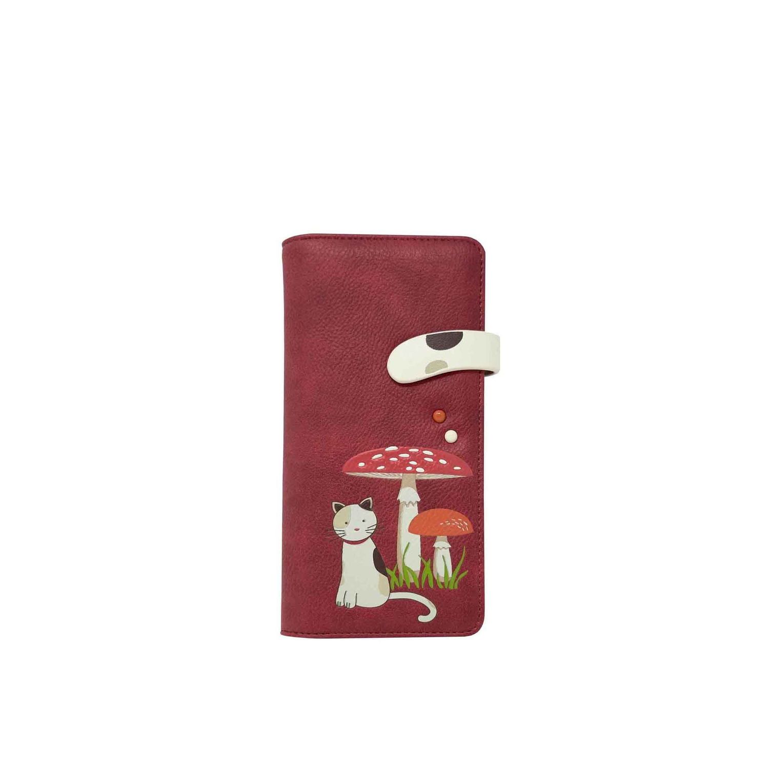 Purse-wallet-mushroom, Colour: Red
