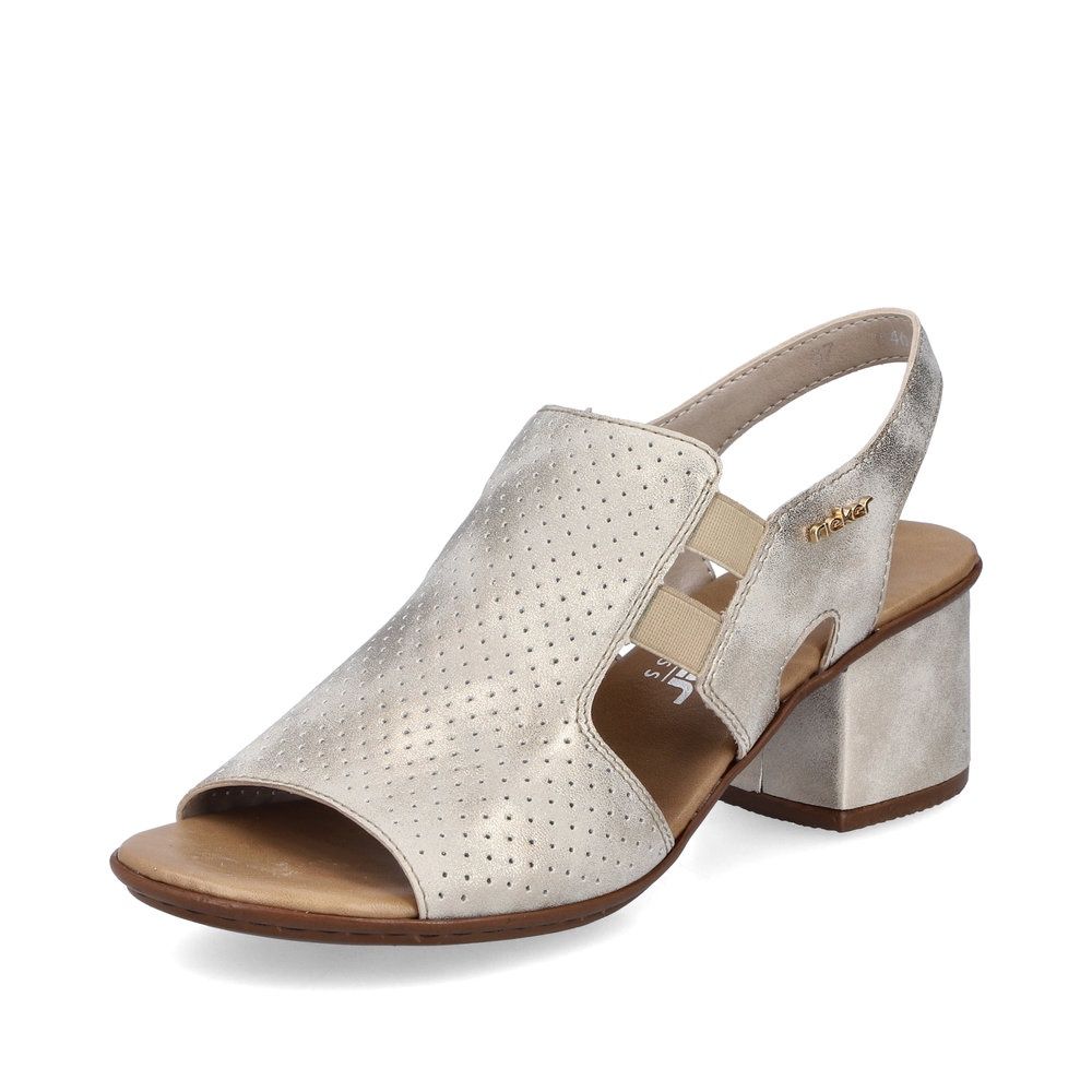 Riek-64665, Colour: Metalic60), Size: 36