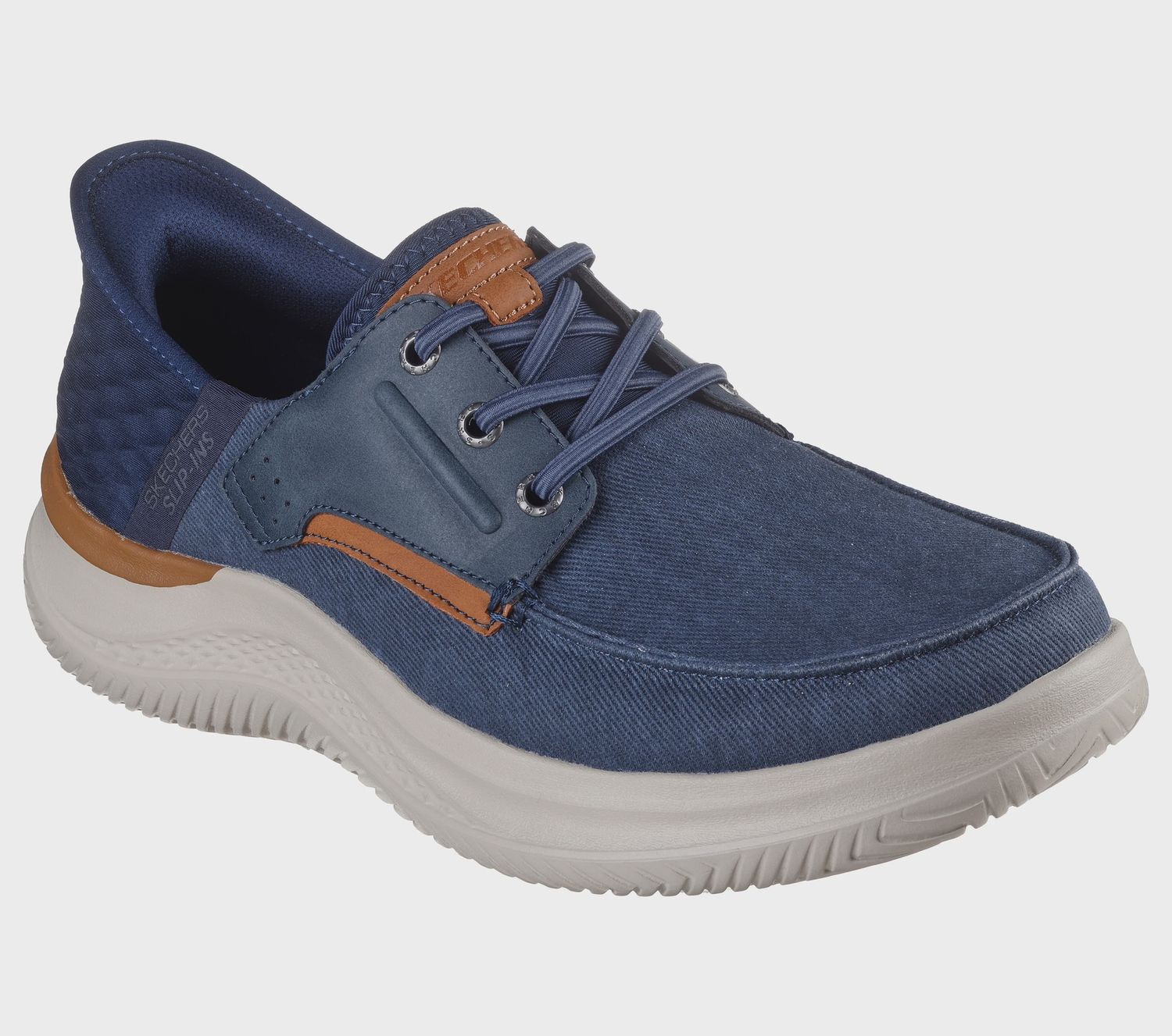 Skec-205212, Colour: Navy, Size: 9, Width: Extra wide