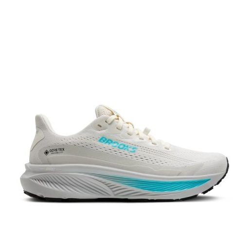 Women's ghost 17 gtx, Colour: coconut/oyster/blue, Size: 8.5, Width: B