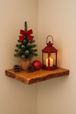 Corner shelves