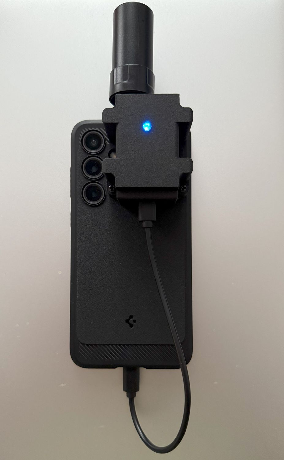 Zestaw pomiarowy RTK GNSS E1 z uchwytem do smartfona