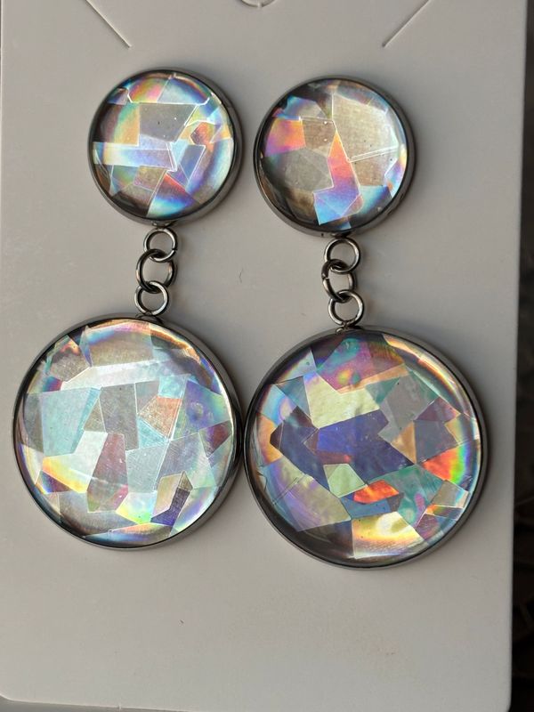 Pendientes holográficos