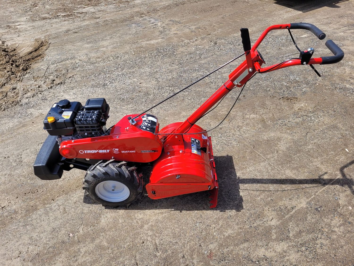 18-inch Troy Bilt Rear Tine Rototiller