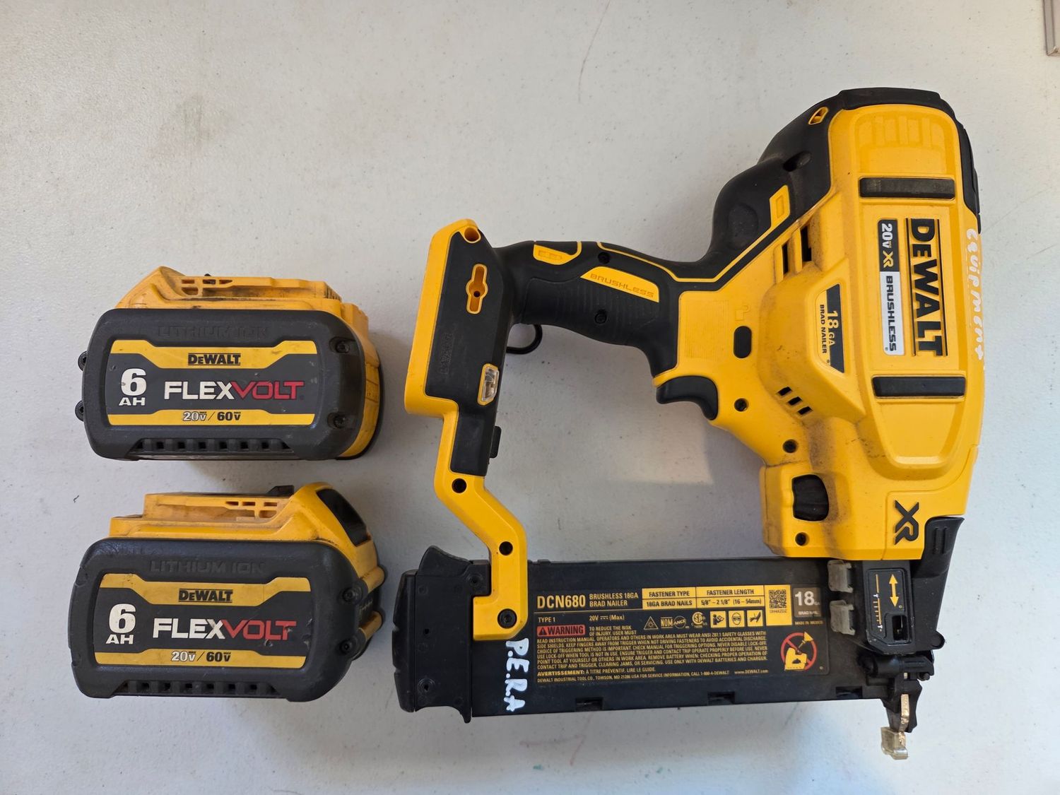 Dewalt Battery Operated Finish Nailer