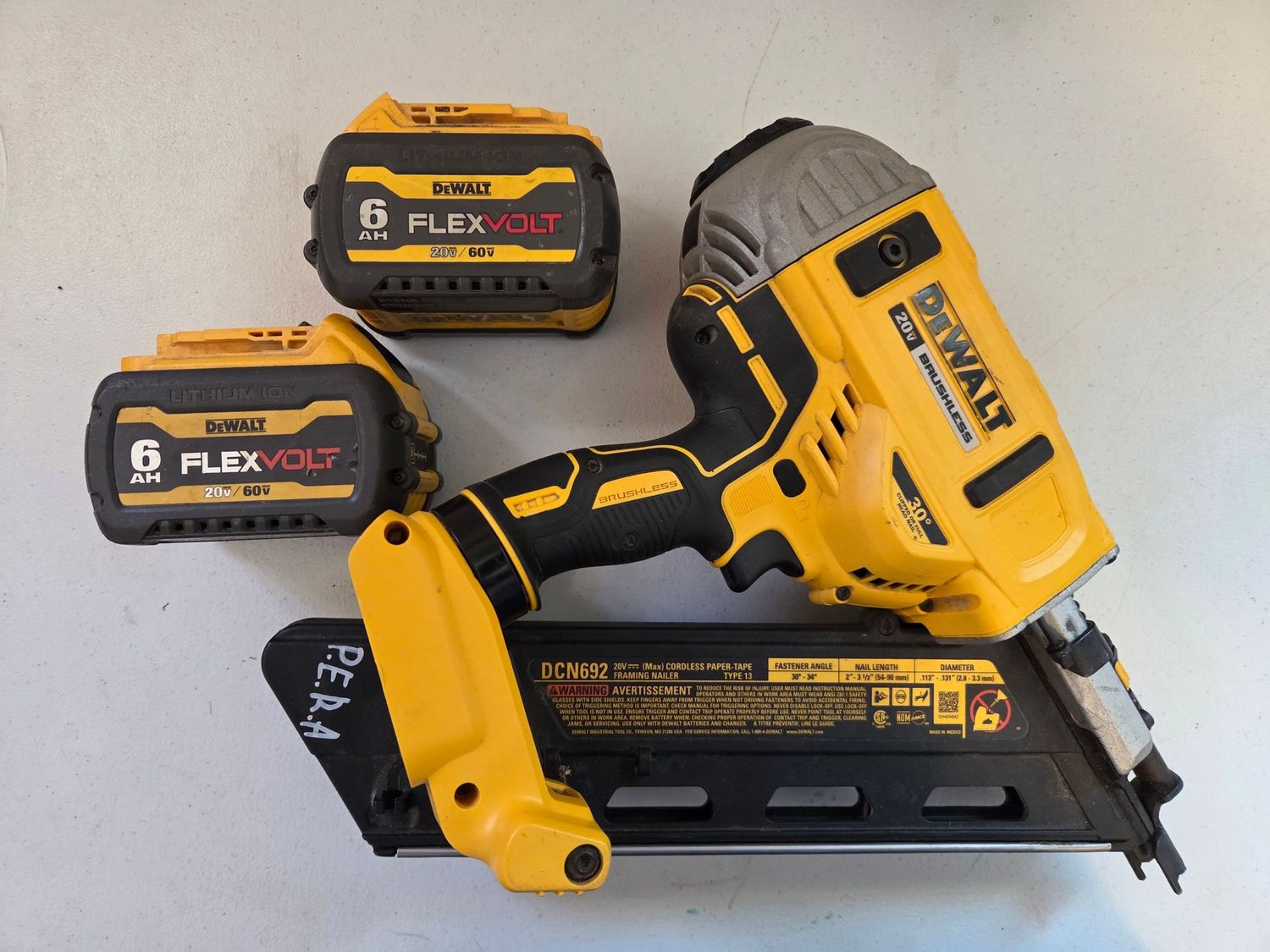 Dewalt Battery Operated Stick Nailer (Framer)