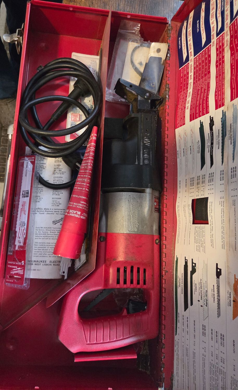 Milwaukee Corded Sawzall