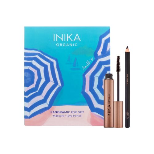 inika organic panoramic eye set inika organic panoramic eye set - beste oogpotlood en natuurlijke mascare combiset