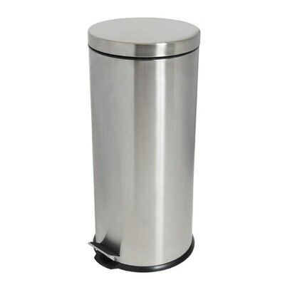 STAINLESS STEEL PEDAL BIN 30 LITRES